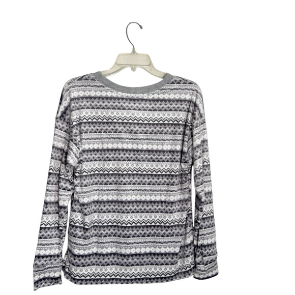 Nautica Womens 2 Piece Fleece Pajama Set V Neck Long Sleeve Pants With P… - Picture 5 of 13